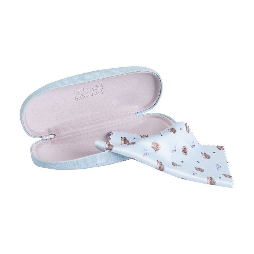Glasses Case - 'Love and Hedgehugs' Hedgehogs