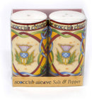 Salt & Pepper Porcelain Scottish Thistle Shakers