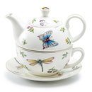 Tea For One Set - Summer Garden Fine Porcelain