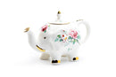 Teapot Rose Elephant 32oz Fine Porcelain