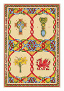 Tea Towel - Welsh Emblems