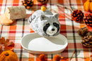 Butter Dish - Raccoon with Acorn