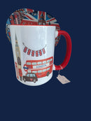Mug 15oz. Custom Made Beefeater, Big Ben, Double Decker, Telephone Box, Taxi.