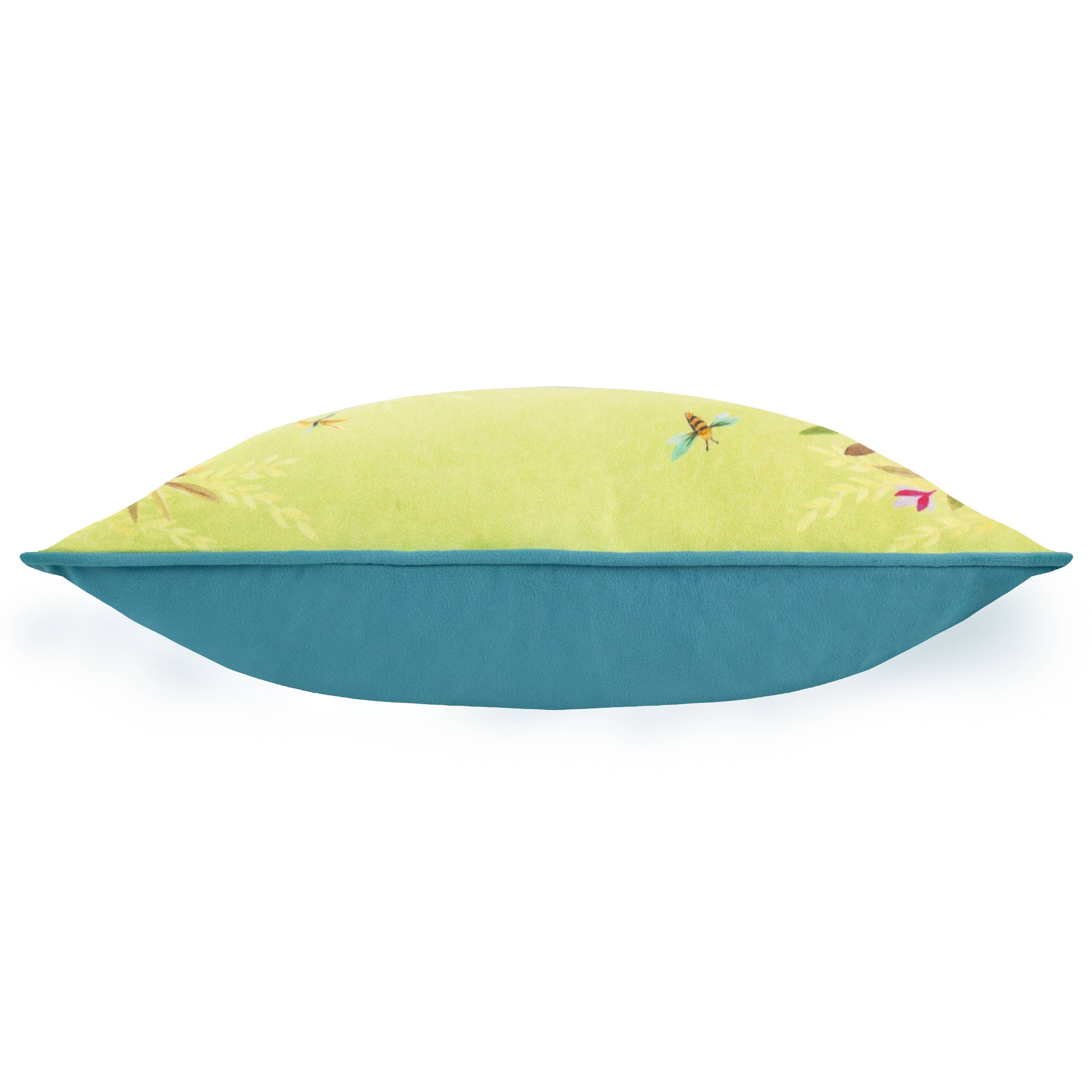 Cushion Cover Only - Daisy Hill Meadow Tales Printed Spring Green 30 x 50cm