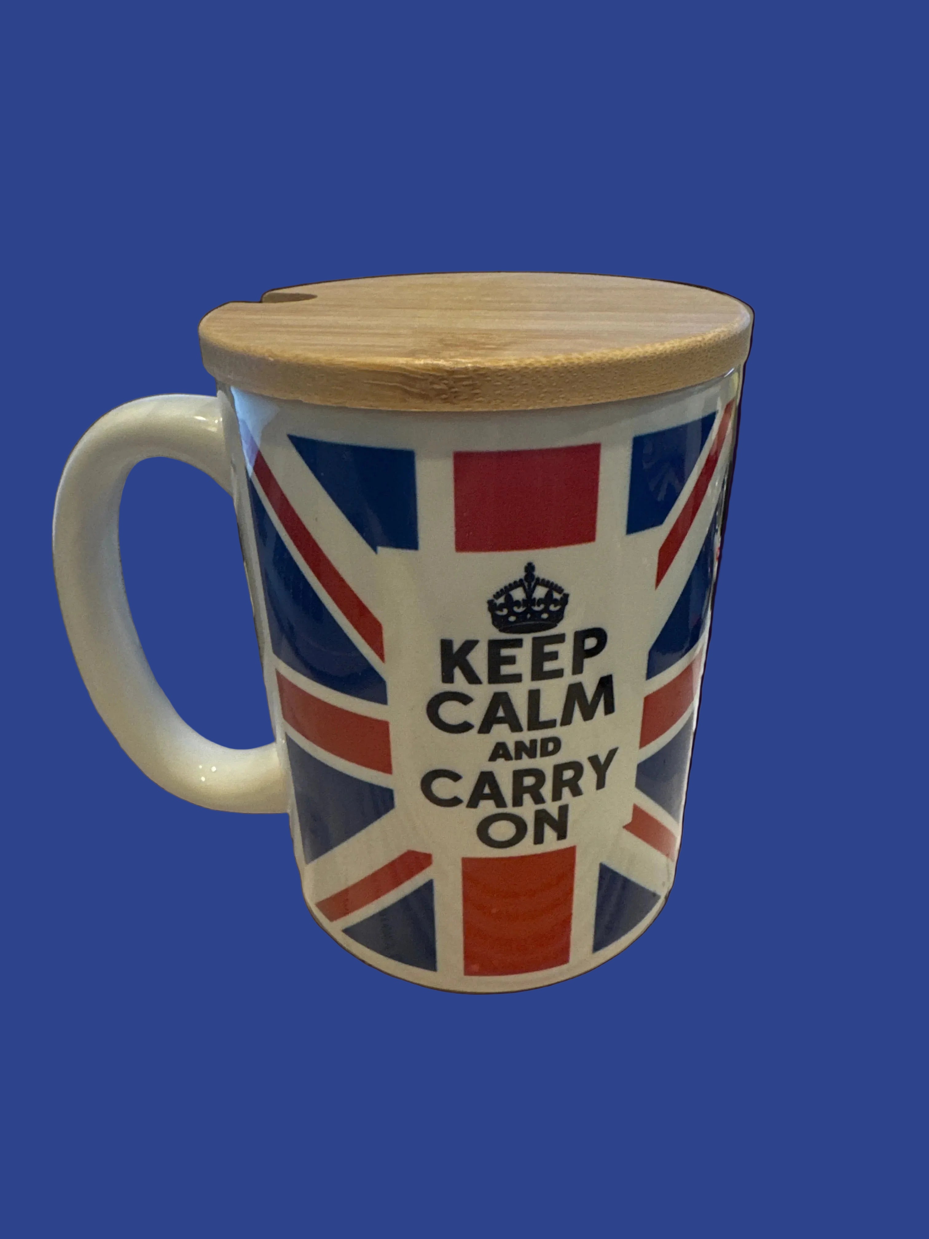 Mug 15oz. Custom made Union Jack Flag Keep Calm and Carry On