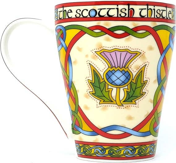 Bone China Scotland Thistle Mug