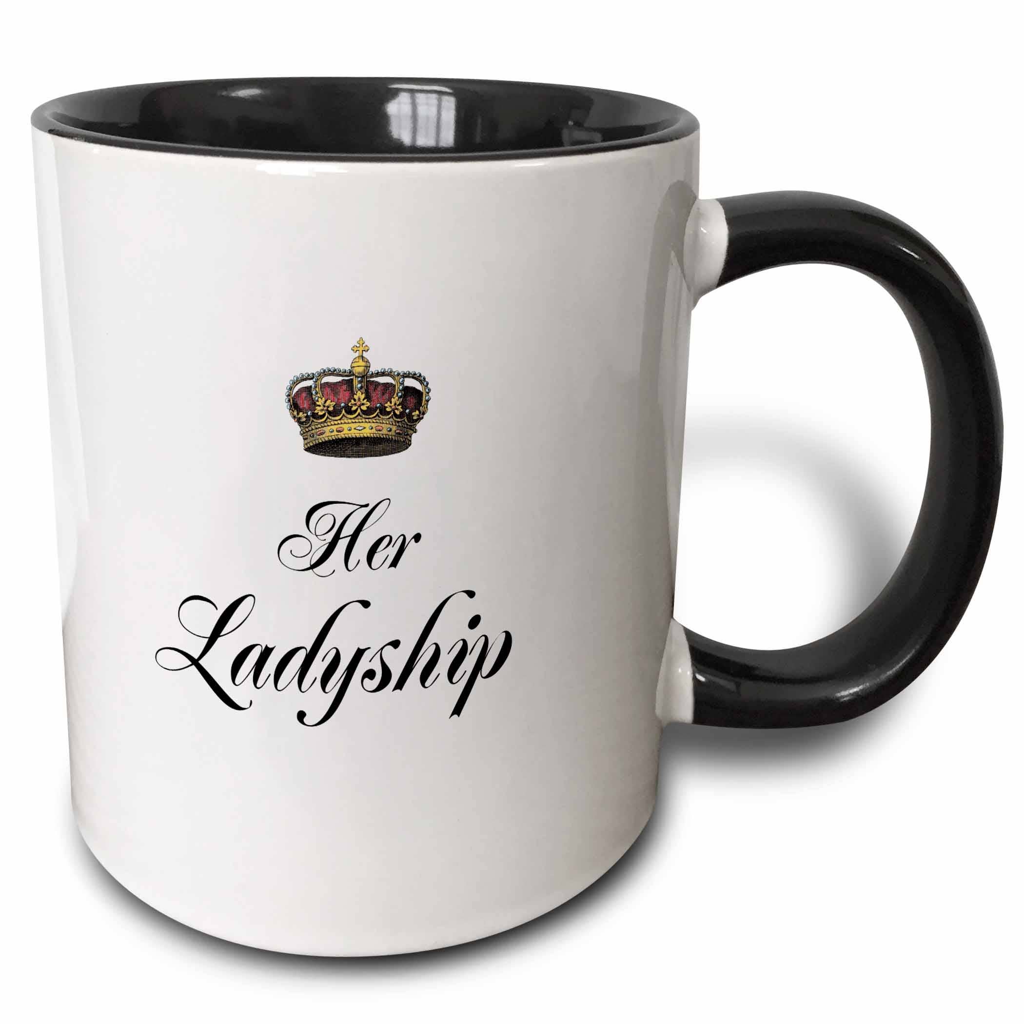 Mug - Two-Tone Black Her Ladyship 11oz