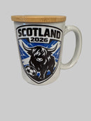 Mug 15oz Handmade Design - Scotland Football Highland Cow 2026