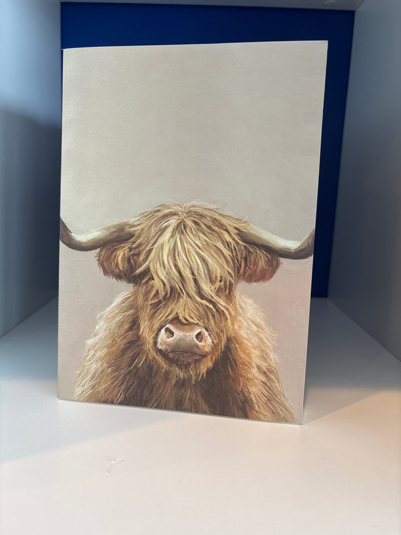 *New* Highland Coo Lined Notebook
