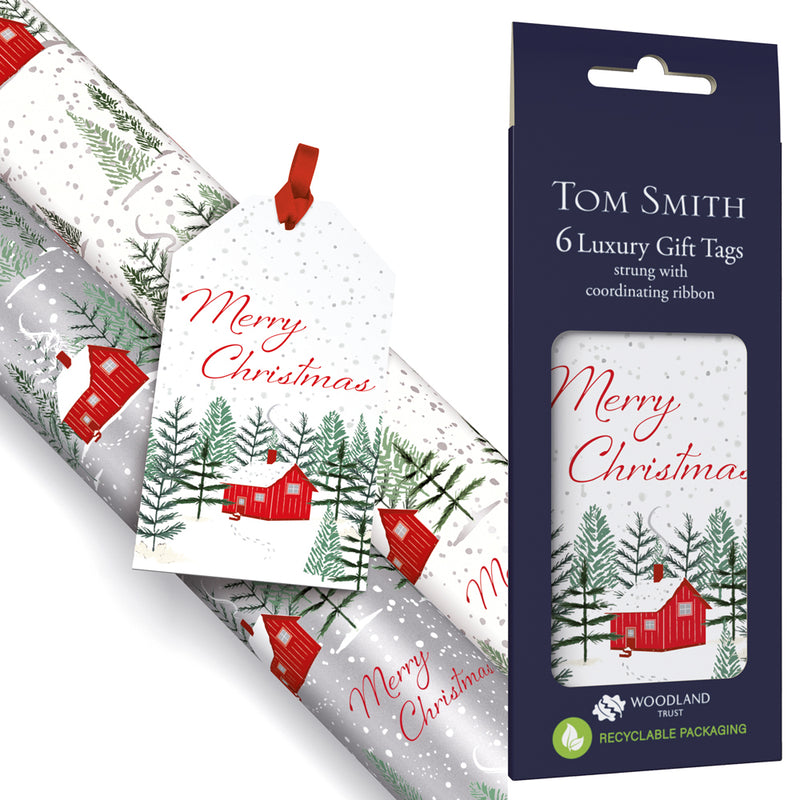 Tom Smith Cabin 6 Luxury Gift Tags