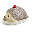 Butter Dish - Hedgehog with Mushroom