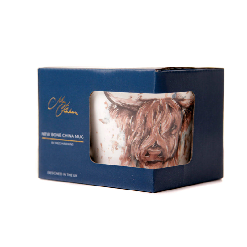 Mug  - The Hebrides' Highland Cow Design Bone China