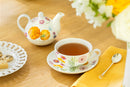 Tea For One Set - Dahlia Bloom Fine Porcelain