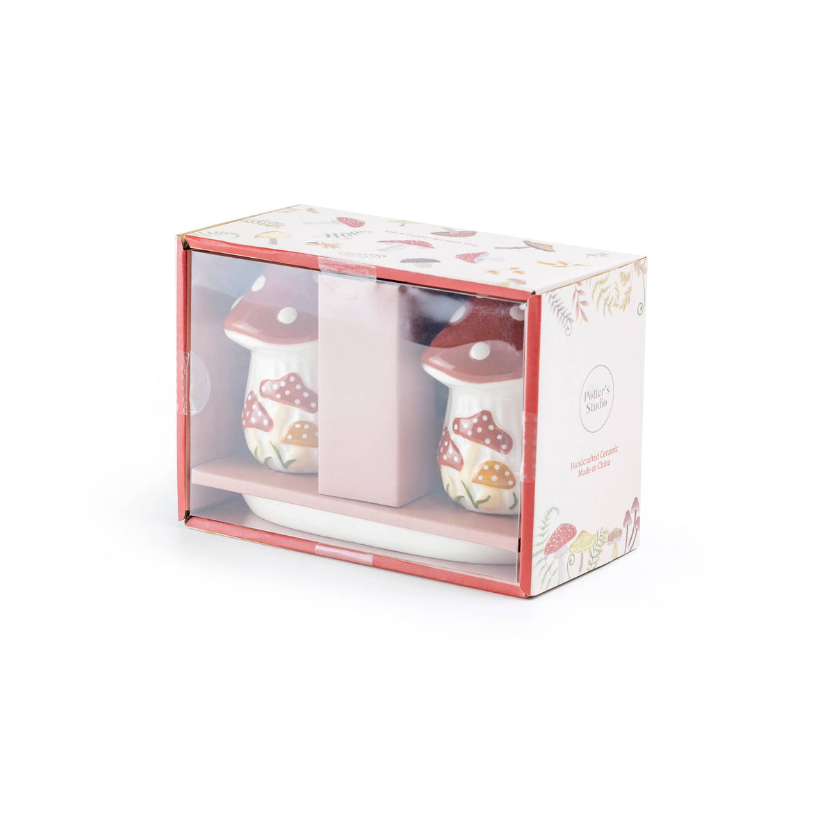 Salt & Pepper Shaker Set - Fairytale Red Mushroom