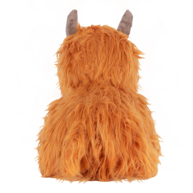 Door Stop - Highland Cow Shaggy Orange (9" x 10" approx)