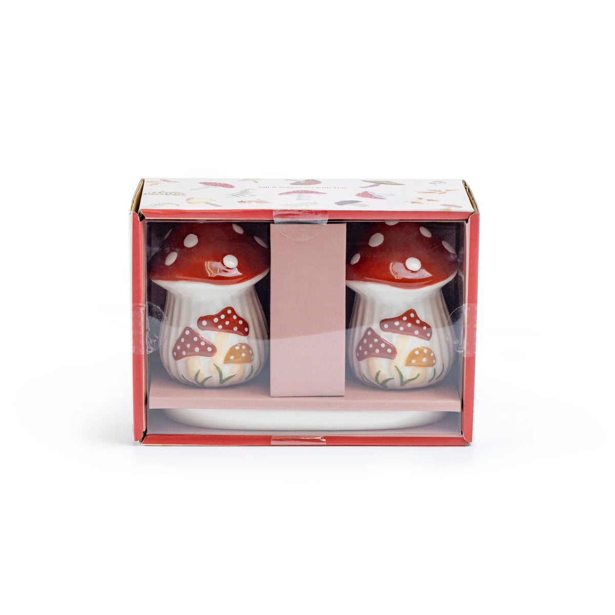 Salt & Pepper Shaker Set - Fairytale Red Mushroom