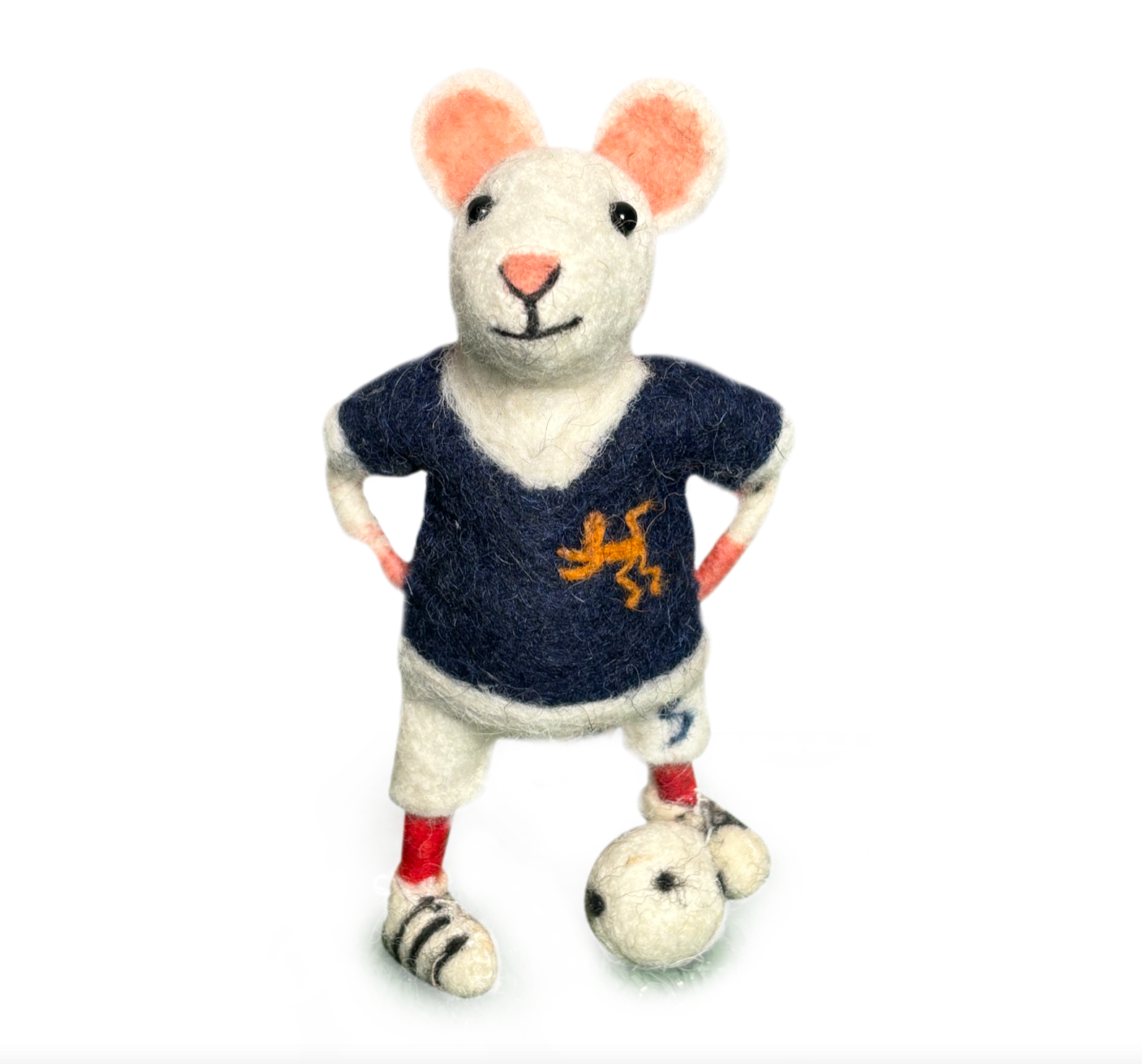Felt Mouse - Scotland Footballer 5" x 2.5"