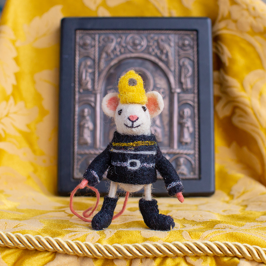 Felt Mouse - Firefighter
