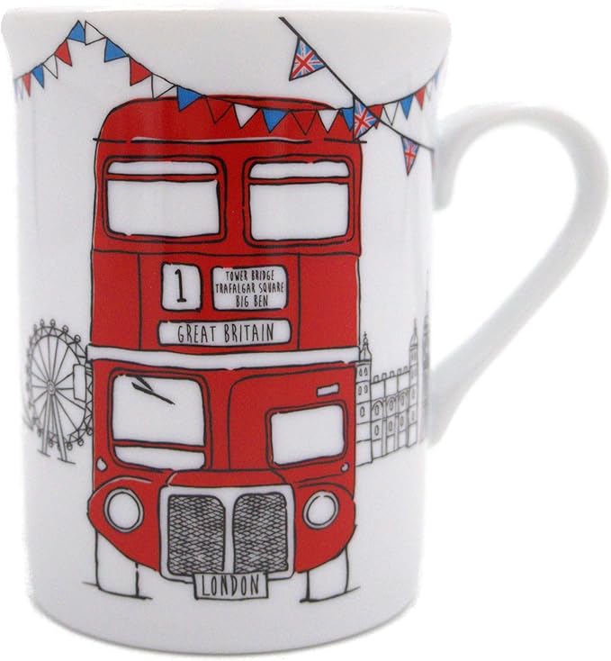 Sketchy London Bus Lippy Mug