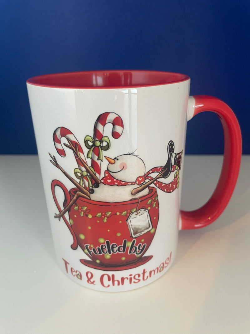 Mug 15oz Tea & Christmas