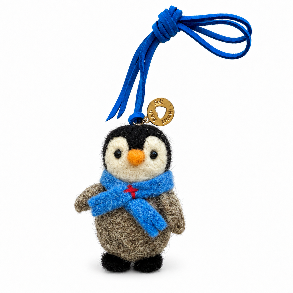 Felt Mouse - Frosty The Penguin Bag Tag