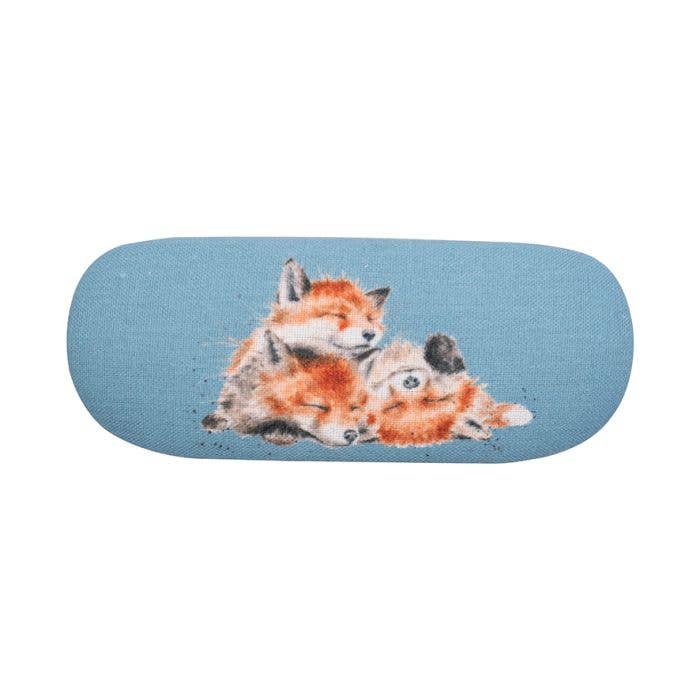 Glasses Case - 'Snug as a Cub' Foxes