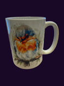 Mug 15oz Custom Made Cute Robin sitting on a Branch