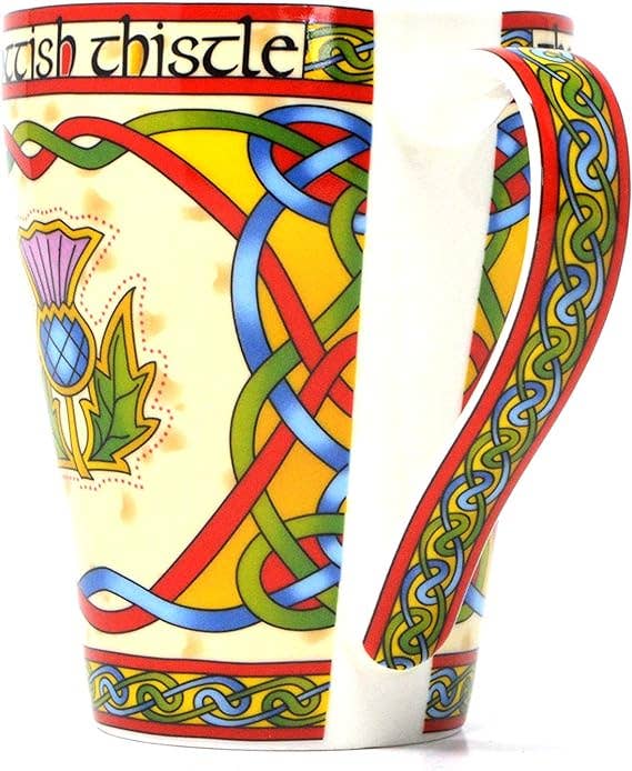 Bone China Scotland Thistle Mug