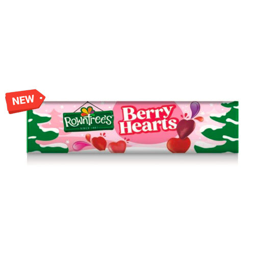 Rowntree's Berry Hearts Giant Tube 100g