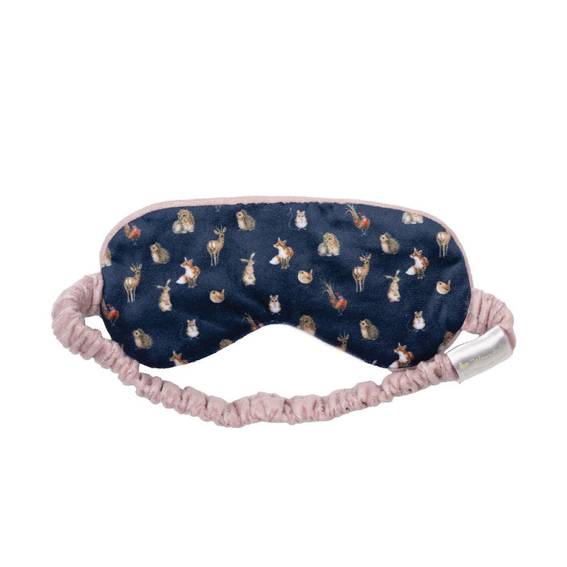 Eye Mask - 'Woodlanders' Owl & Woodland Animal
