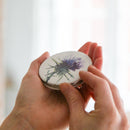 Compact Mirror - Thistle Design Watercolour