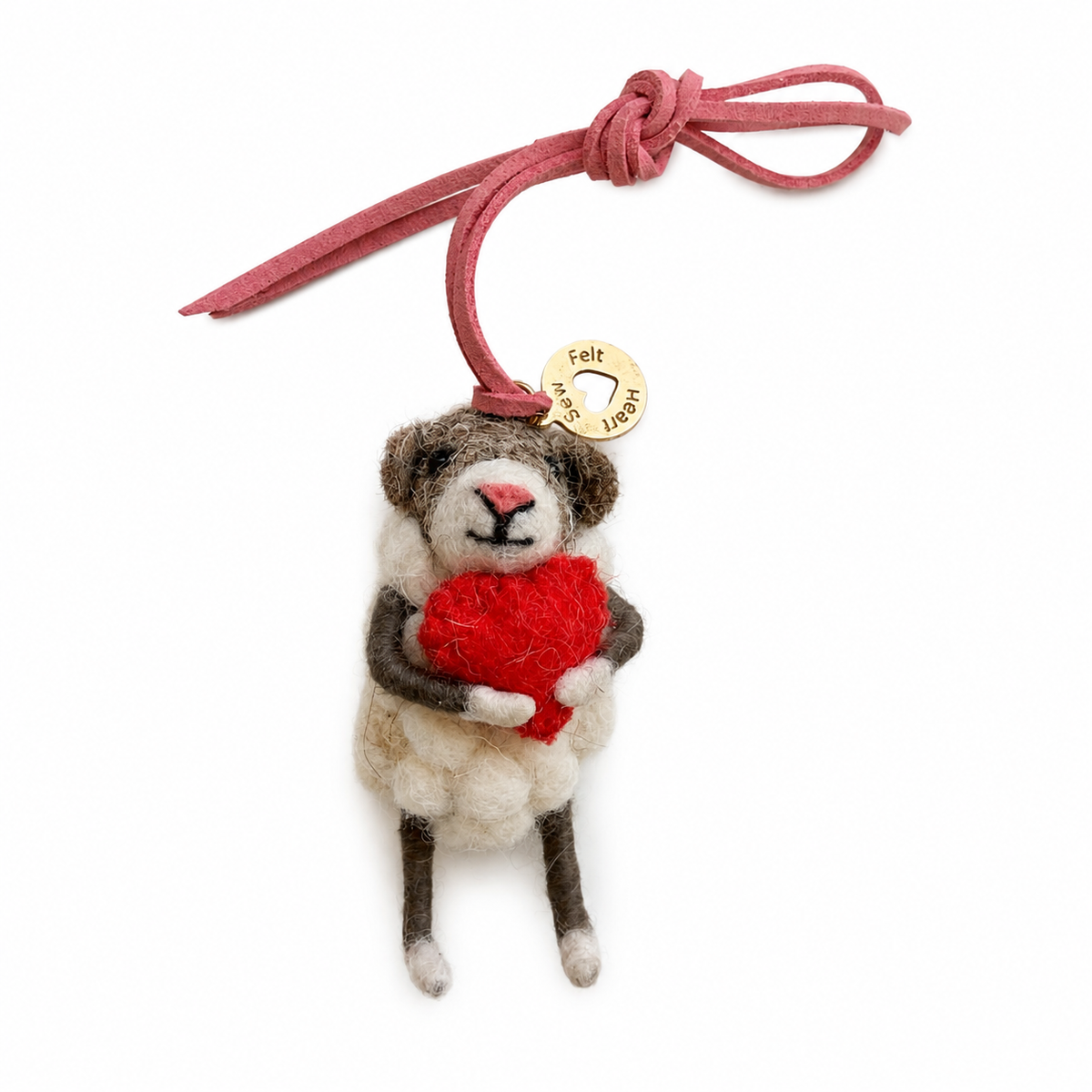 Felt Mouse - Love Ewe Sheep Bag Tag
