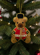#16 Tinker Tailor Guardsbear with UJ Flag Christmas Ornament