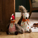 Door Stop - Squizmo Squirrel. Multicolour - Size 13.4" x 10" x 6"