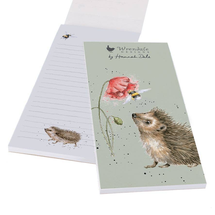 Shopping Notepad Hedgehog  - Busy As A Bee