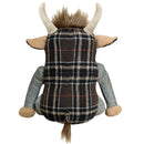 Door Stop - Highland Cow Novelty Brown (5.9" x 8.7" x 9.4")