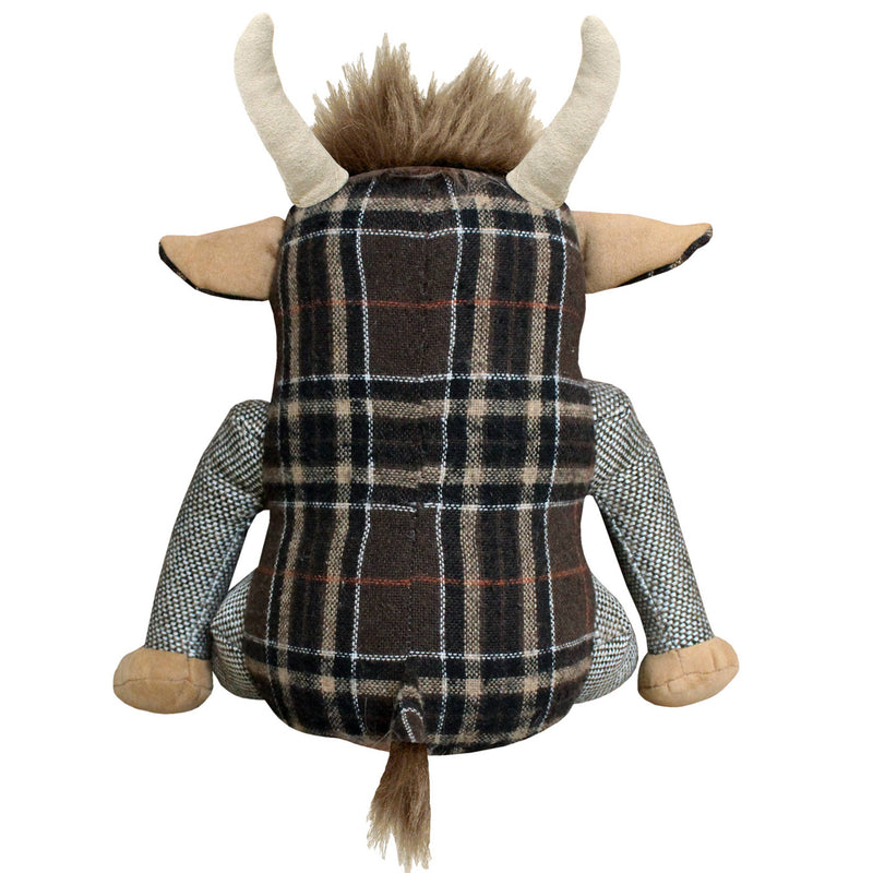 Doorstop - Highland Cow Novelty Brown (5.9" x 8.7" x 9.4")