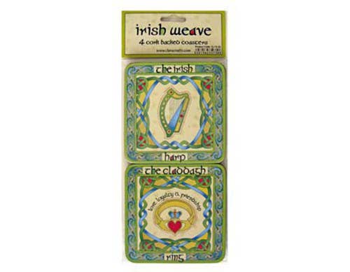 Coasters - Irish Emblem (Set of 4)