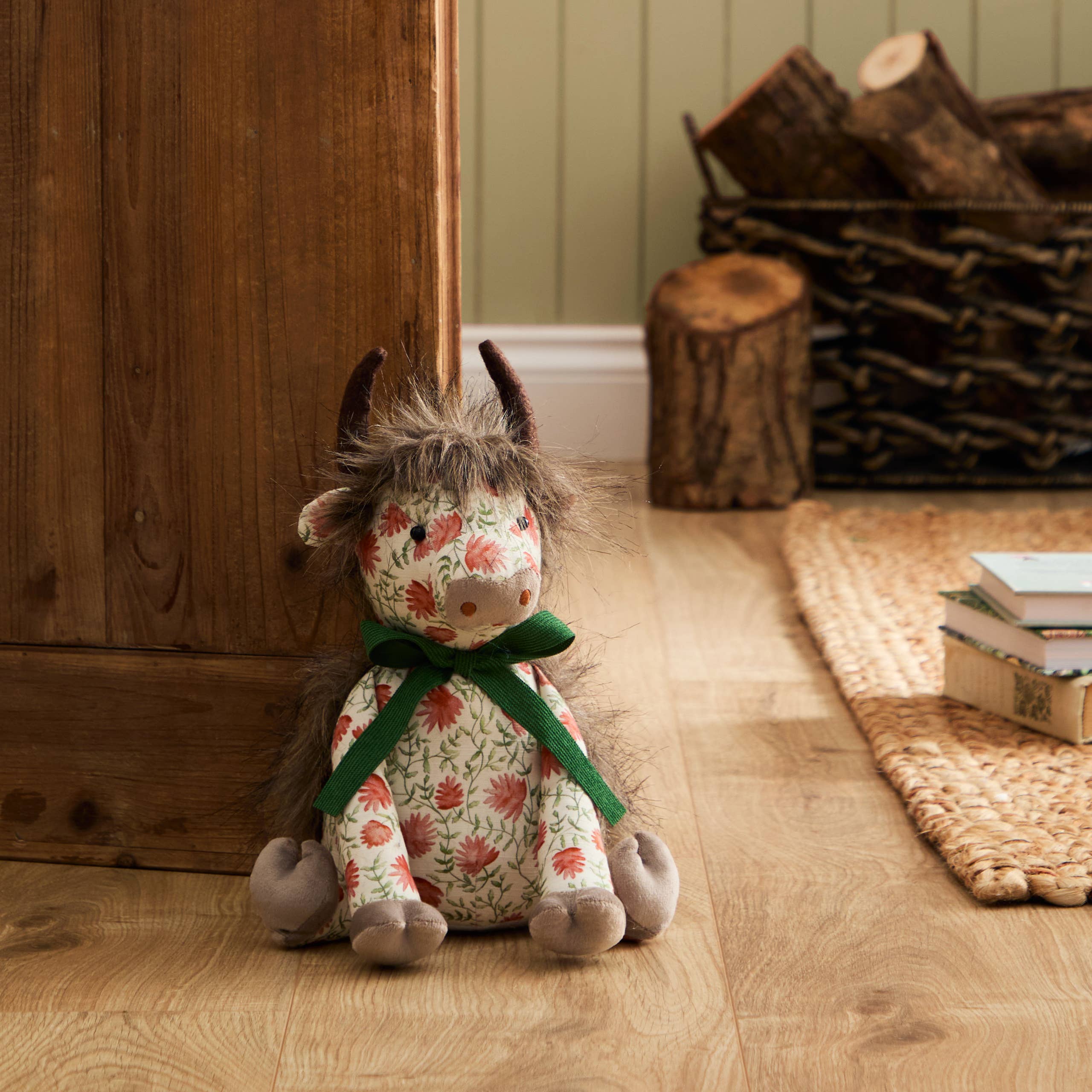 Door Stop - Hugo Highland Cow Multicolour - Size - 9" x 9" x 13"