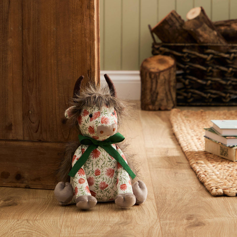 Door Stop - Hugo Highland Cow Door Stop Multicolour: 13 x 8.6 x 10.2 in