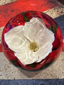 Paperweight - Handcrafted Tudor Rose Size 1.5 H" x 2.5" W