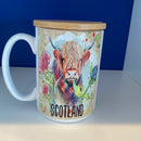 Mug 15oz. Custom Made Scotland Highland Coo.