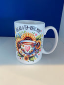 Mug 15oz. Custom Made You Are A Tea-riffic Mum.