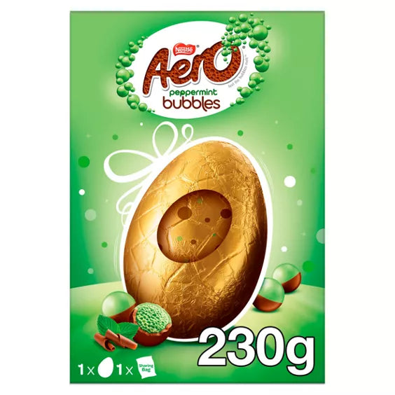 Aero Peppermint Mint Chocolate Giant Easter Egg 230g