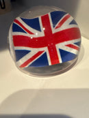 Paperweight - Handcrafted Union Jack Size 1.5 H" x 2.5" W