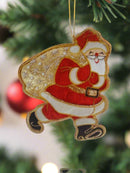 #18 Tinker Tailor Santa with Gold Sack Christmas Ornament