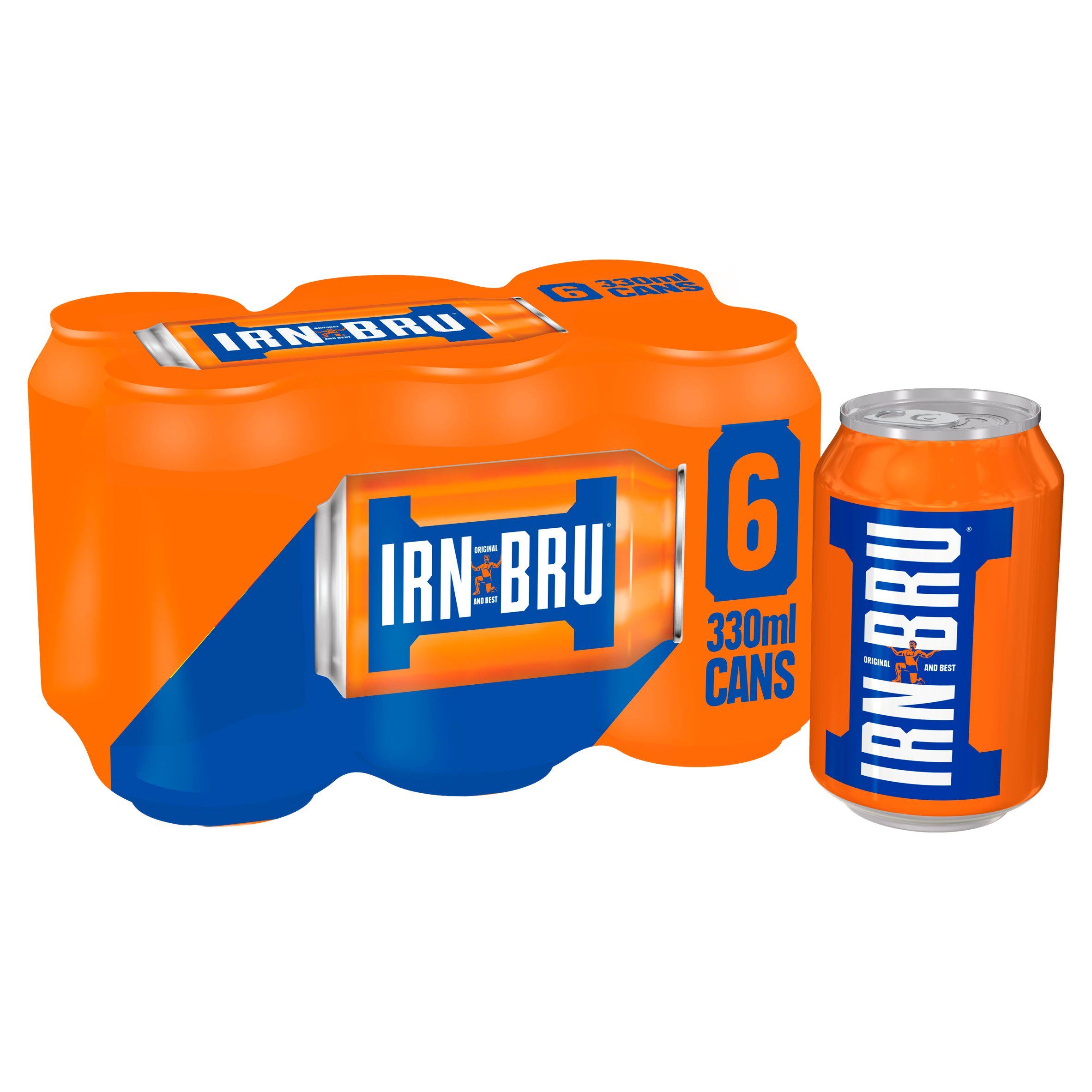 Barr's Irn-Bru Cans 6 Pack 330ml