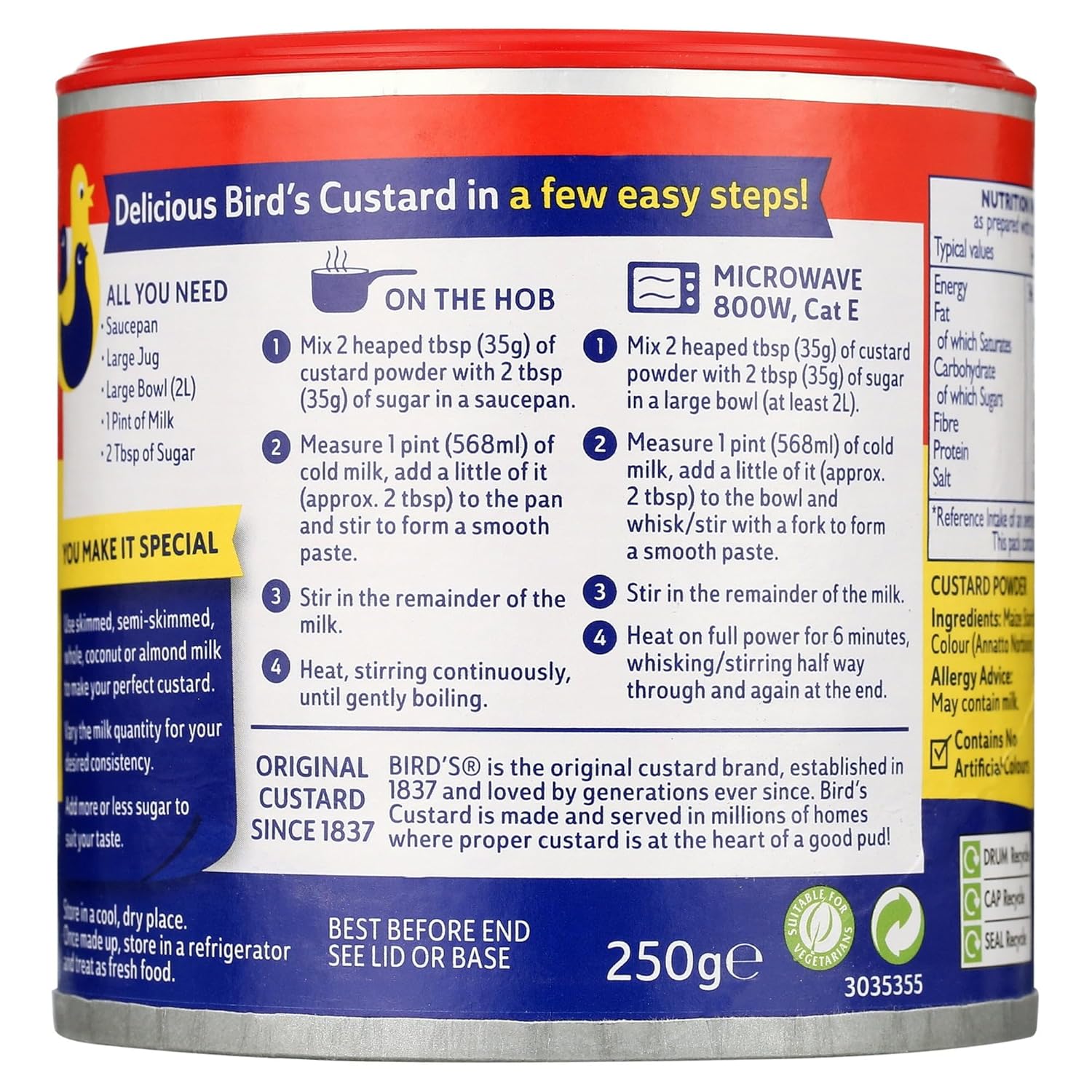 Bird's Custard Powder 240g