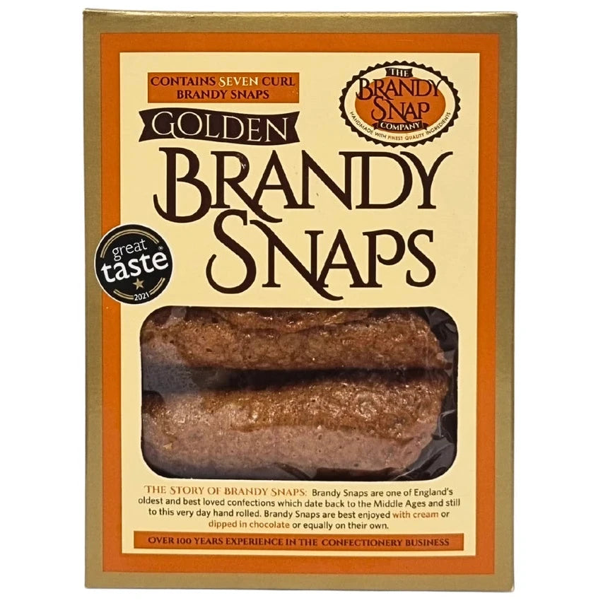 Brandy Snap Co, The Golden Brandy Snaps Boxed 100g