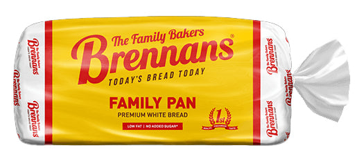 Brennans Irish Premuim White Bread 800g (1.5lb Ship Weight) *Limit 1 per order*